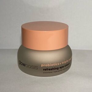 glowoasis probiotics + triple peptide refreshing eye cream
